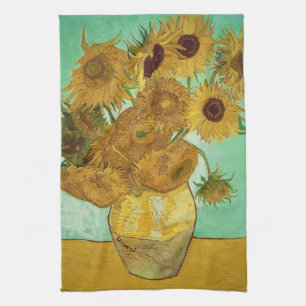 Paño De Cocina Vincent van Gogh Girasoles, 1888