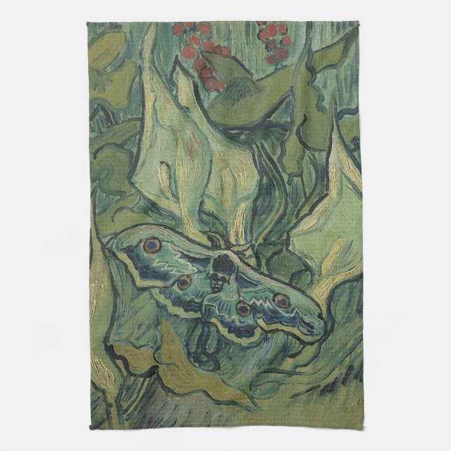 Paño De Cocina Vincent van Gogh - Gran polilla pavo real (Vertical)