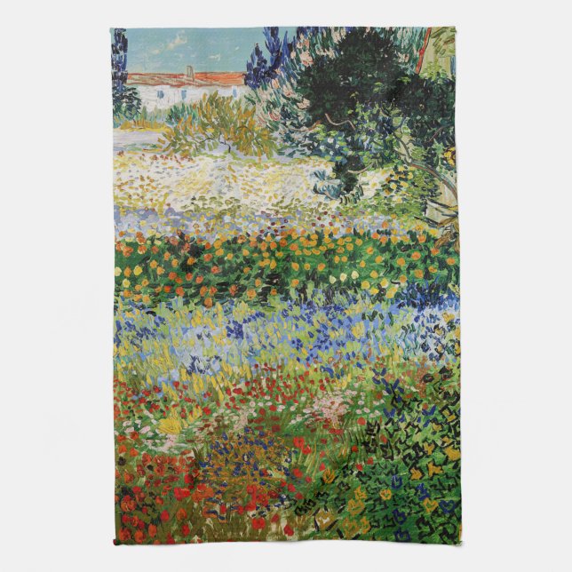 Paño De Cocina Vincent van Gogh - Jardín de flores (Vertical)