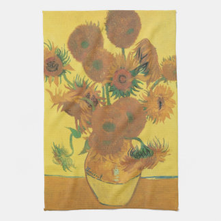 Paño De Cocina Vincent van Gogh - Jarrón con quince girasoles