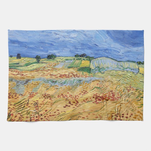 Paño De Cocina Vincent van Gogh - Los campos / Llanura en Auvers (Horizontal)