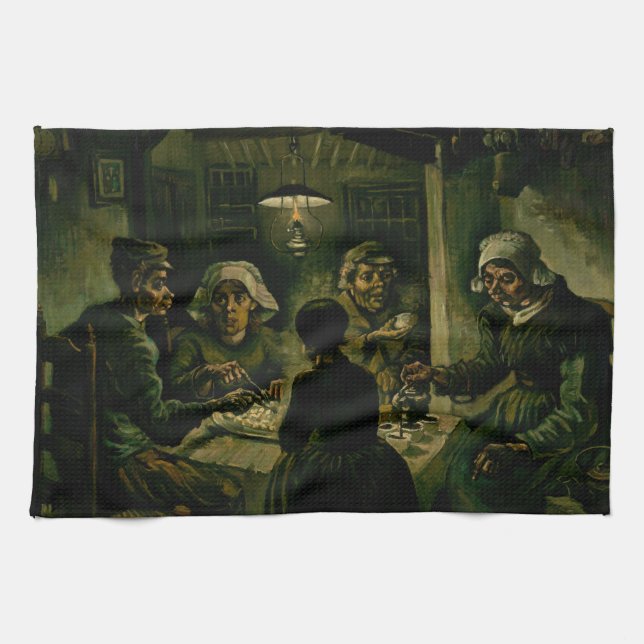 Paño De Cocina Vincent van Gogh - Los comedores de papa (Horizontal)