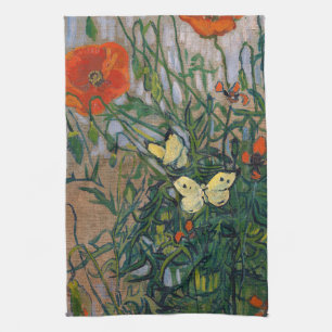 Paño De Cocina Vincent van Gogh - Mariposas y Papas