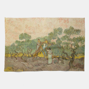 Paño De Cocina Vincent van Gogh - Mujeres recogiendo aceitunas