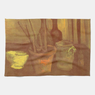 Paño De Cocina Vincent van Gogh - Naturaleza muerta Pinceles en u