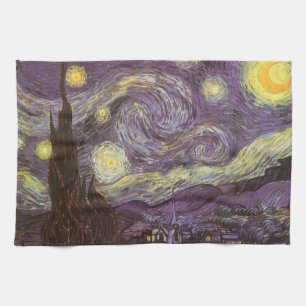 Paño De Cocina Vincent van Gogh - Noche Starry