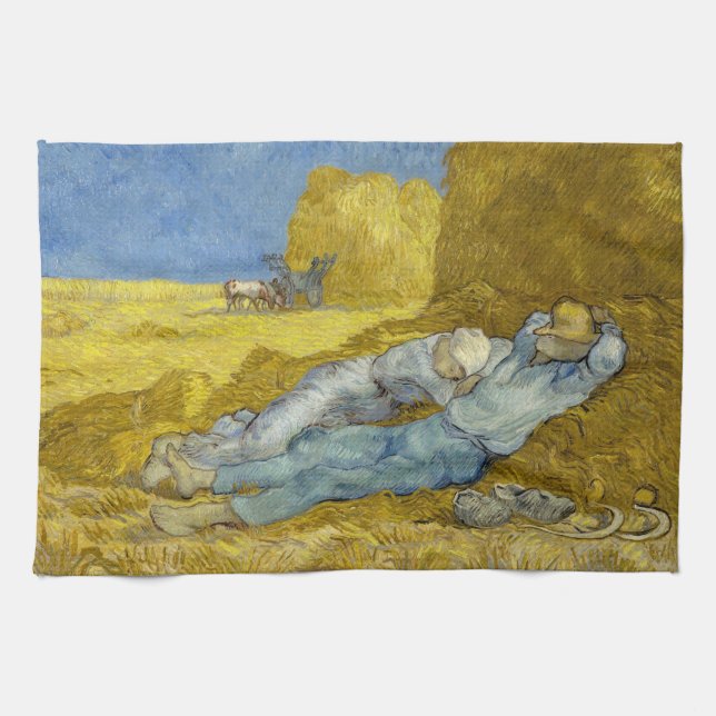 Paño De Cocina Vincent Van Gogh - Noon, Descanse del trabajo / Si (Horizontal)