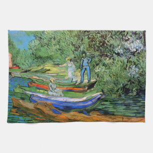 Paño De Cocina Vincent van Gogh - Orilla del Oise en Auvers