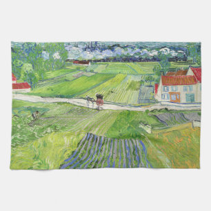 Paño De Cocina Vincent van Gogh - Paisaje con Carriaje y Tren