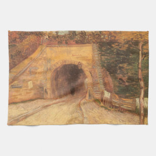 Paño De Cocina Vincent van Gogh - Paso subterráneo de la carreter