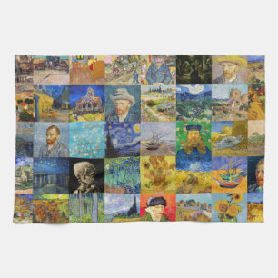 Paño De Cocina Vincent van Gogh - Piquetas maestras del mosaico
