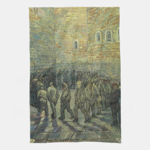 Paño De Cocina Vincent van Gogh - Prisioneros ejercitándose