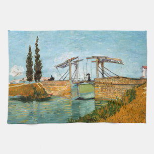 Paño De Cocina Vincent van Gogh - Puente Langlois en Arles #3