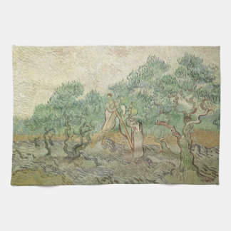 Paño De Cocina Vincent van Gogh - Recolección de aceitunas