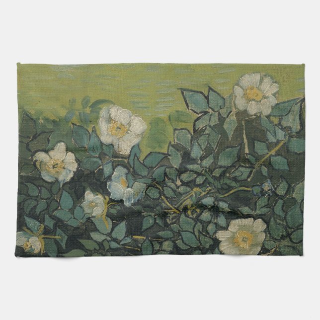 Paño De Cocina Vincent van Gogh - Rosas silvestres (Horizontal)
