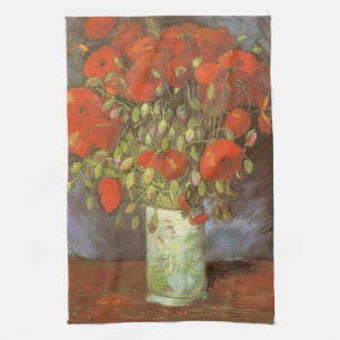 Paño De Cocina Vincent van Gogh Still Life Vase con los lapiceros