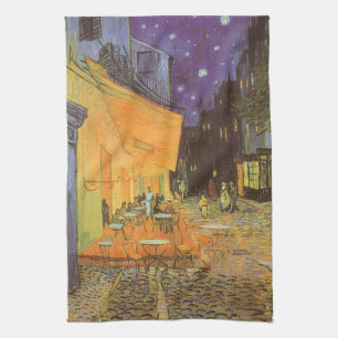 Paño De Cocina Vincent van Gogh - Terraza del café por la noche