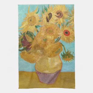 Paño De Cocina Vincent Van Gogh - Vase con doce girasoles