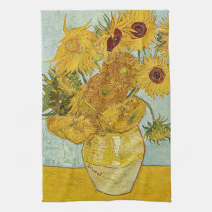 Paño De Cocina Vincent Van Gogh - Vase con doce girasoles