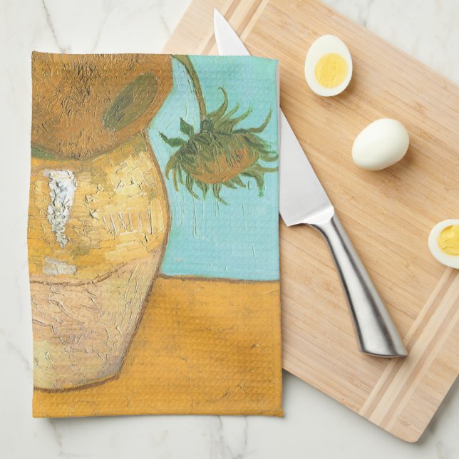 Paño De Cocina Vincent van Gogh - Vase con doce girasoles (Doblado Cuarto)
