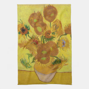 Paño De Cocina Vincent van Gogh - Vase con quince girasoles