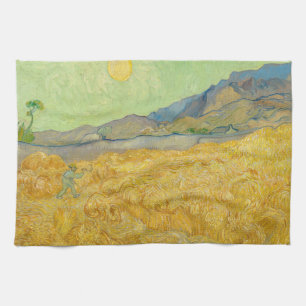 Paño De Cocina Vincent van Gogh - Wheatfield con un pañal