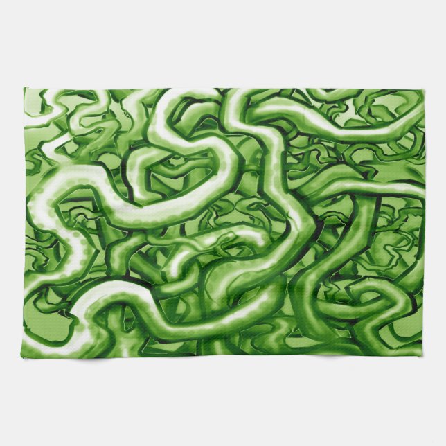 Paño De Cocina Vines GREEN (Horizontal)