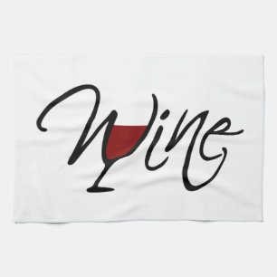 PAÑO DE COCINA VINO