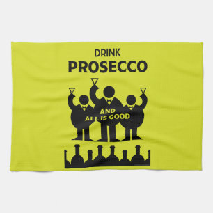 Paño De Cocina Vino espumoso de Prosecco italiano