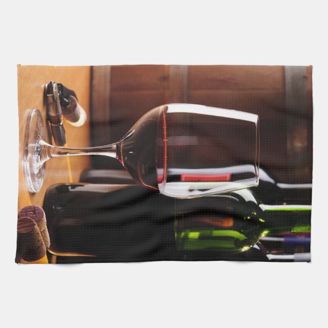 Paño De Cocina Vino Rojo (Horizontal)