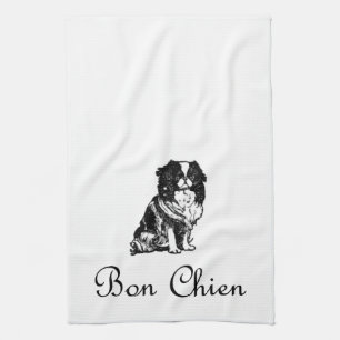 Paño De Cocina Vintage Bon Chien Good Dog Mascota