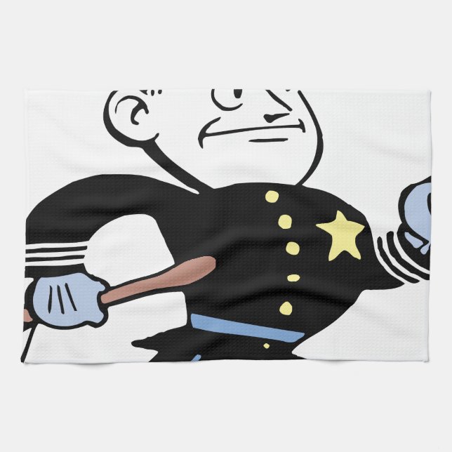 Paño De Cocina Vintage del poli (Horizontal)