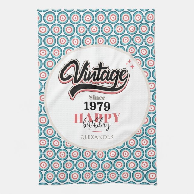 Paño De Cocina Vintage desde 1979 (Vertical)
