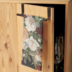 Paño De Cocina Vintage E. Hariel Rosa Still Life