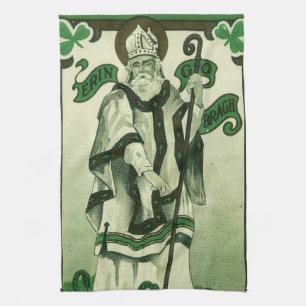 Paño De Cocina Vintage - Erin Go Bragh - Felicitaciones de San Pa