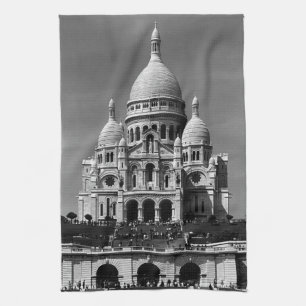 Paño De Cocina Vintage France Paris Sacre Coeur Basilica