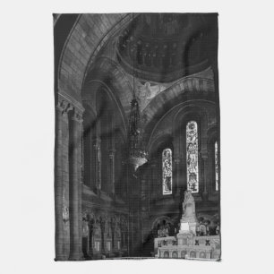 Paño De Cocina Vintage France Paris sacre Coeur virgin capilla