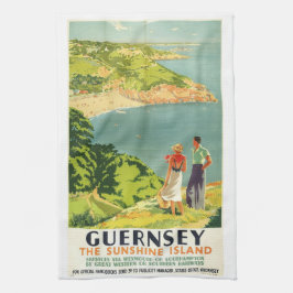 Paño De Cocina Vintage Guernsey La Cocina De La Isla Del Sol