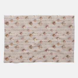 Paño De Cocina Vintage Lace Heart Strings