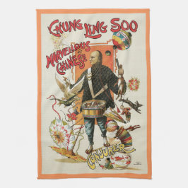 Paño De Cocina Vintage Magic Poster, Magician Chung Ling Soo