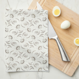 Paño De Cocina Vintage Mushroom & Onion Pattern Cute Food Funny