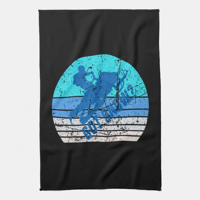 Paño De Cocina Vintage Snowmobling (Vertical)