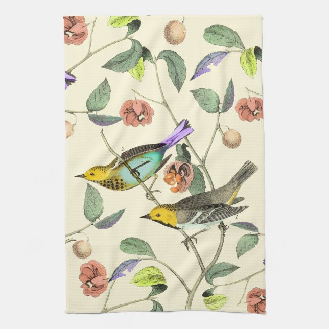 Paño De Cocina Vintage Songbird (Vertical)