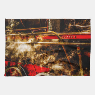 Paño De Cocina Vintage Steam Train - In Steam