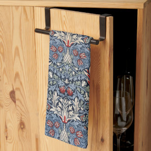 Paño De Cocina Vintage William Morris Snakeshead Fritillary Red