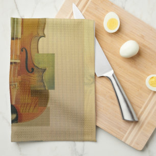 Paño De Cocina Violín compuesto
