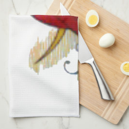 Paño De Cocina Vista cósmica: El elfo en la aventura lunar