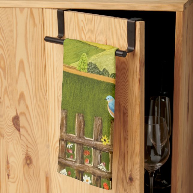 Paño De Cocina Vista Hermosa (Pliegue de tercios)