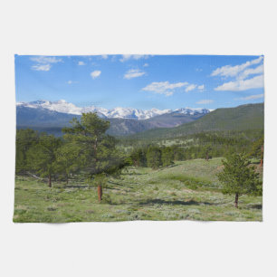 Paño De Cocina Vista panorámica de Rocky Mountain