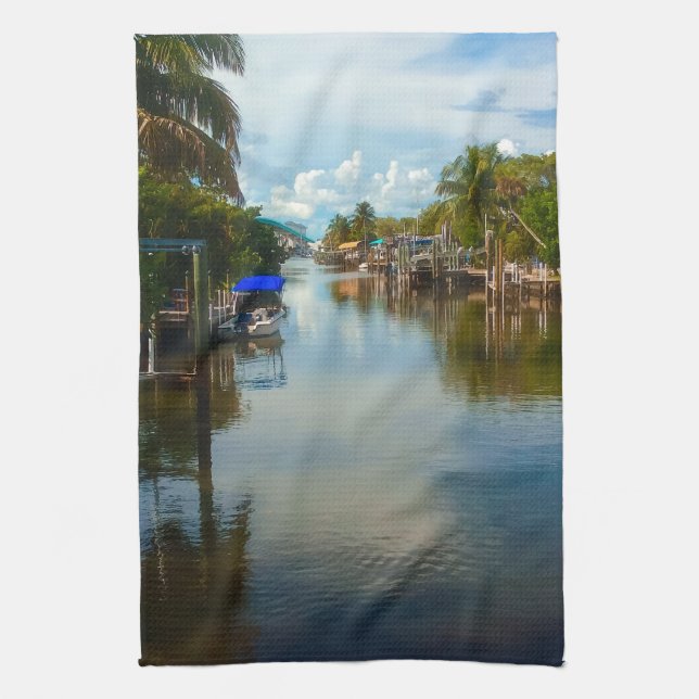 Paño De Cocina Vista tranquila (Vertical)